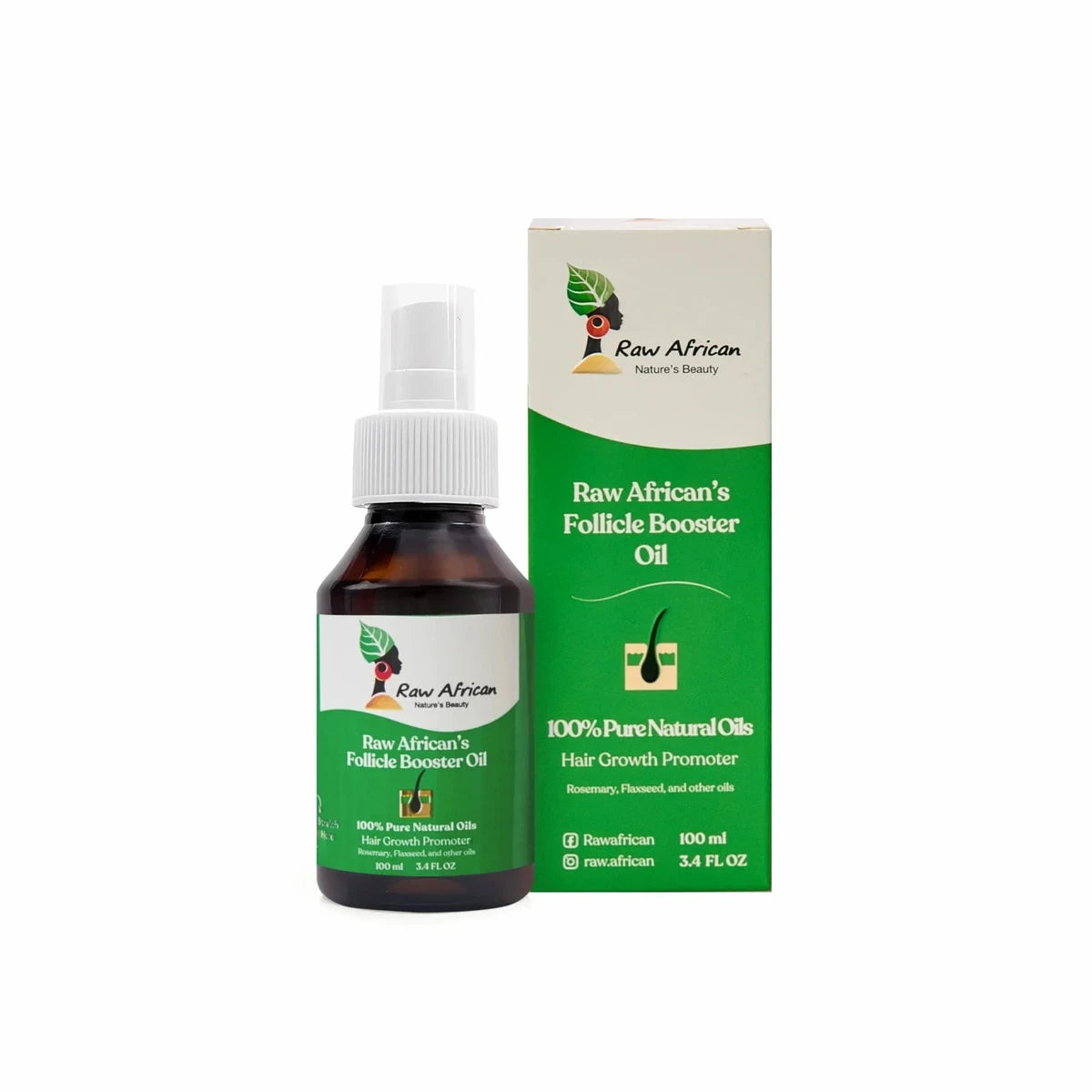 Raw African Follicle Booster Hair Oil 100ml
