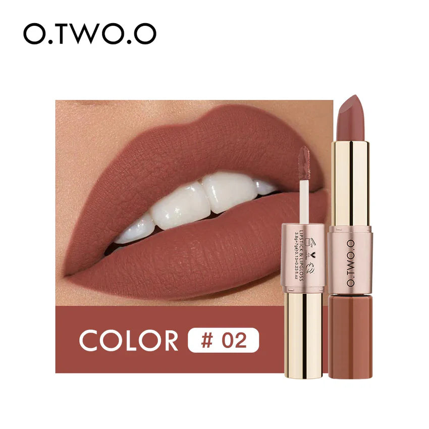 O.TWO.O 2IN1 Matte Lipstick & Liquid RGLL 02 3.5GM
