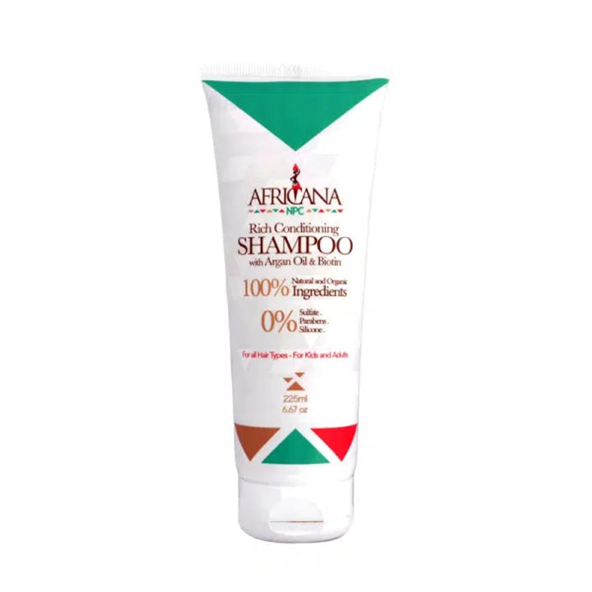 Africana Rich Shampoo for Nourishing and Moisturizing Hair 225ml