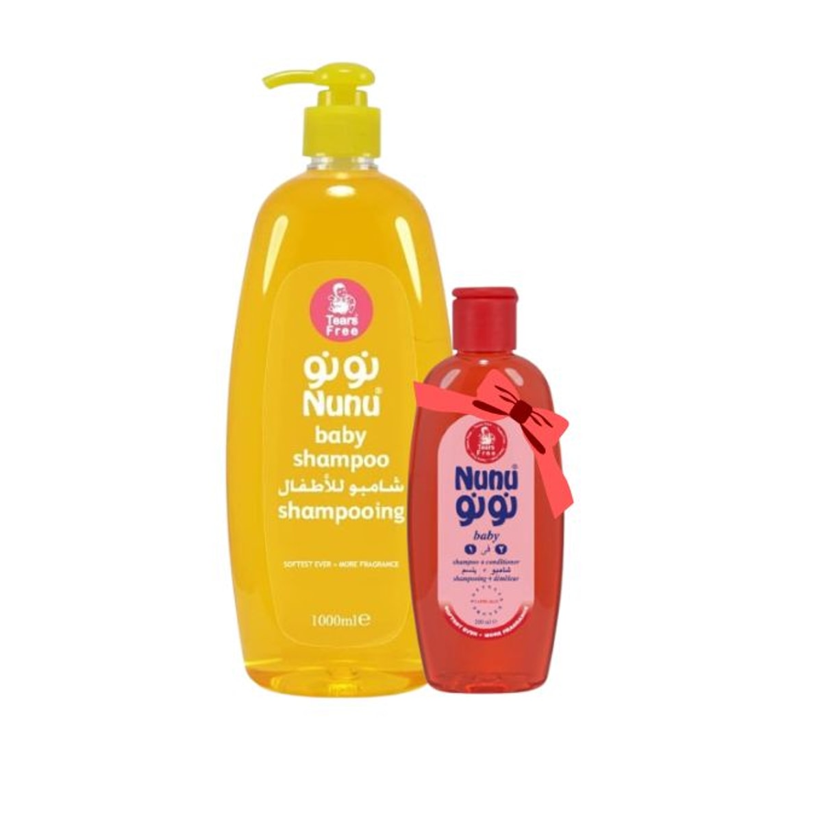 Nunu Baby Shampoo 1 Liter + 1 Free Plus Shampoo 200ml