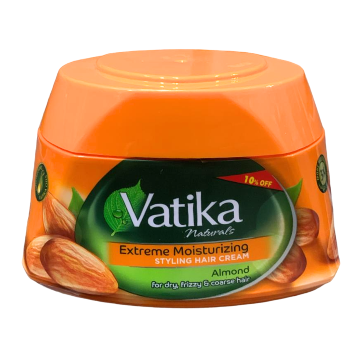 Vatika Hair Cream 190ml with Almond and Honey (Orange) 10% Discount New Look