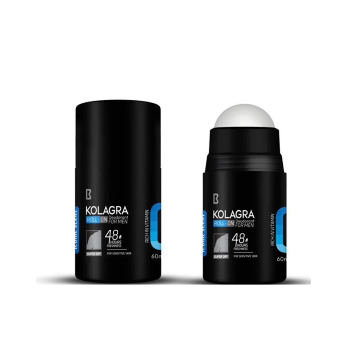 Kolagra Roll-on Whitening 2*1 Men Iconic Scent 60 ml