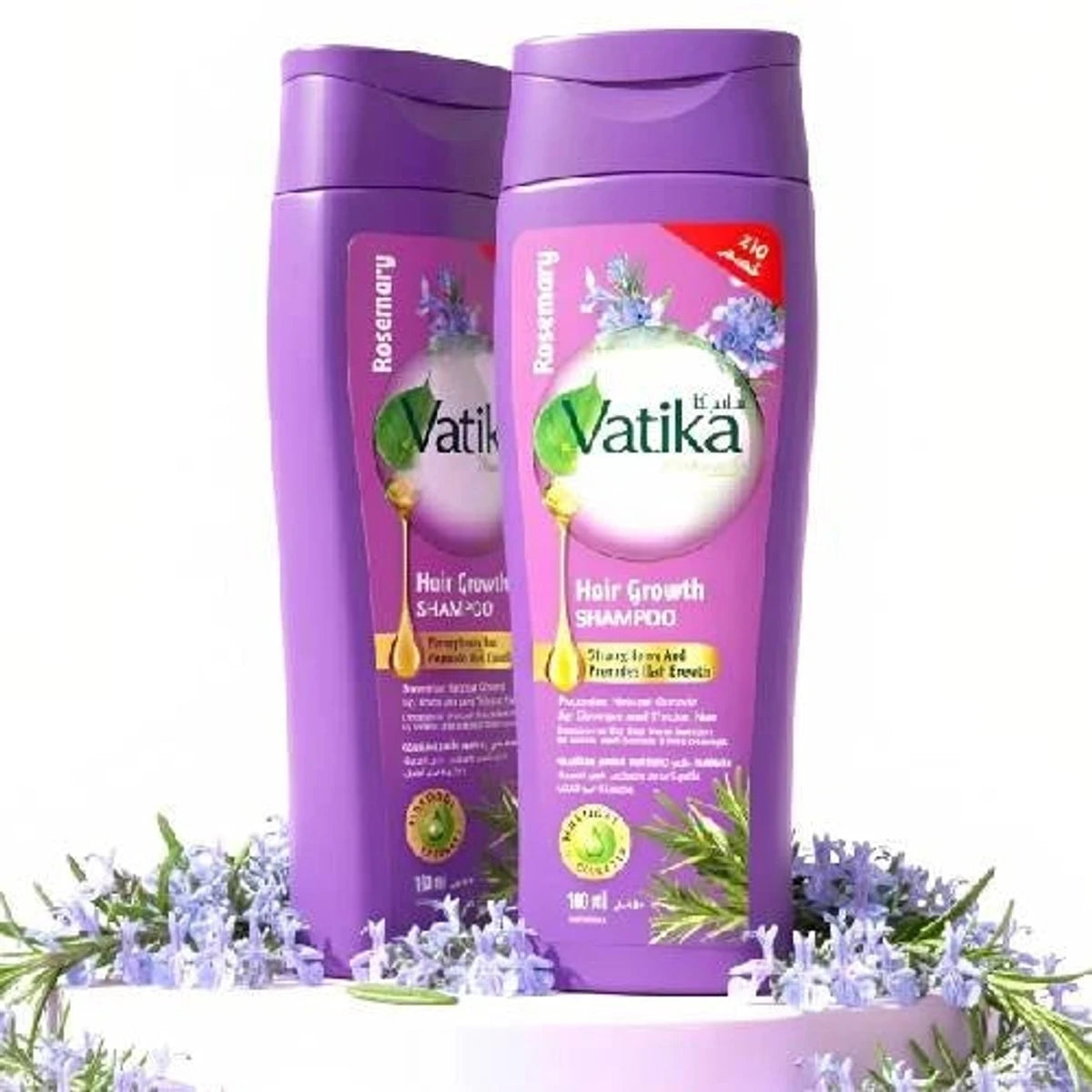 Vatika Rosemary Shampoo 180ml (Purple) - 15% Discount - New Look