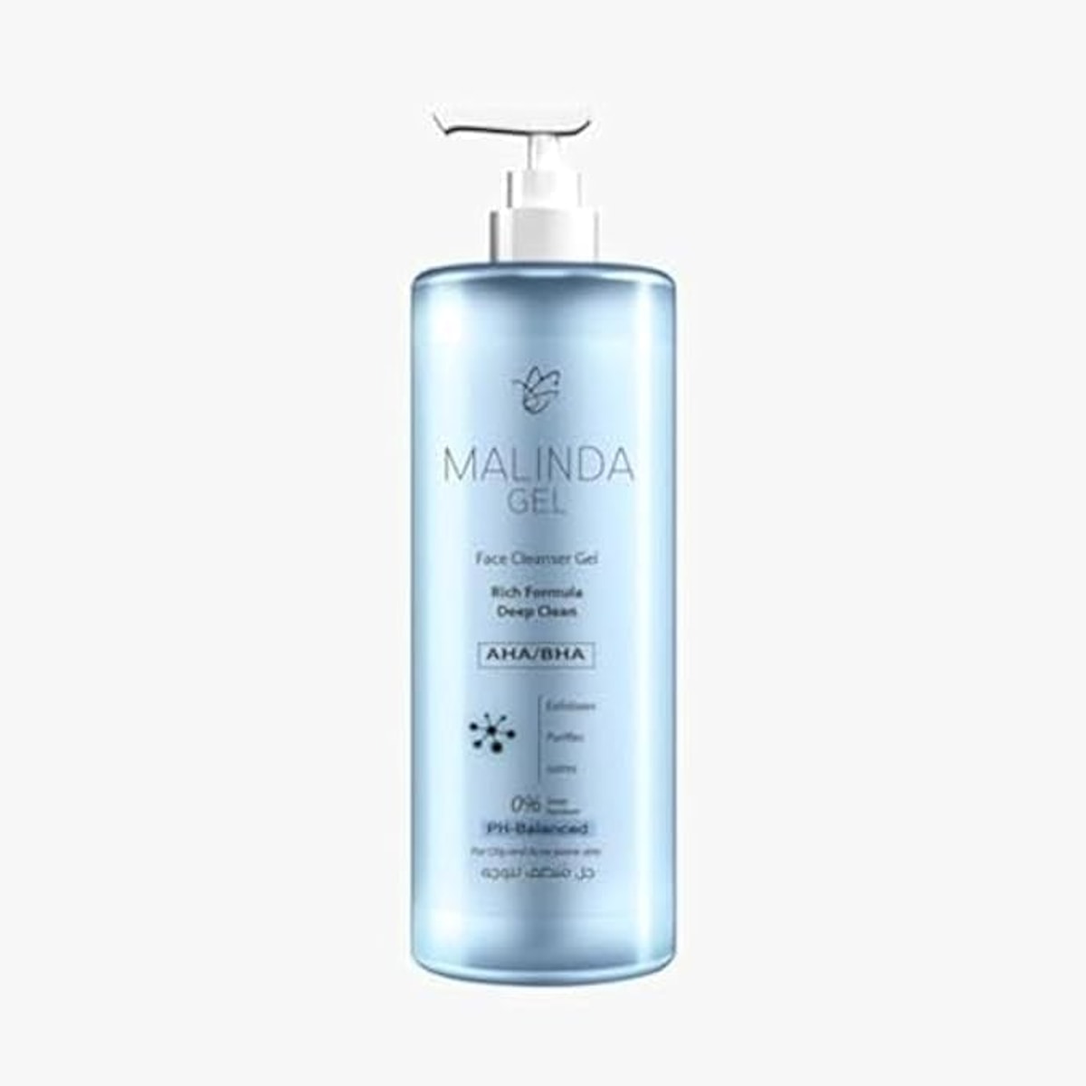 MALINDA GEL FACE CLEANSER AHA&BHA 250ML