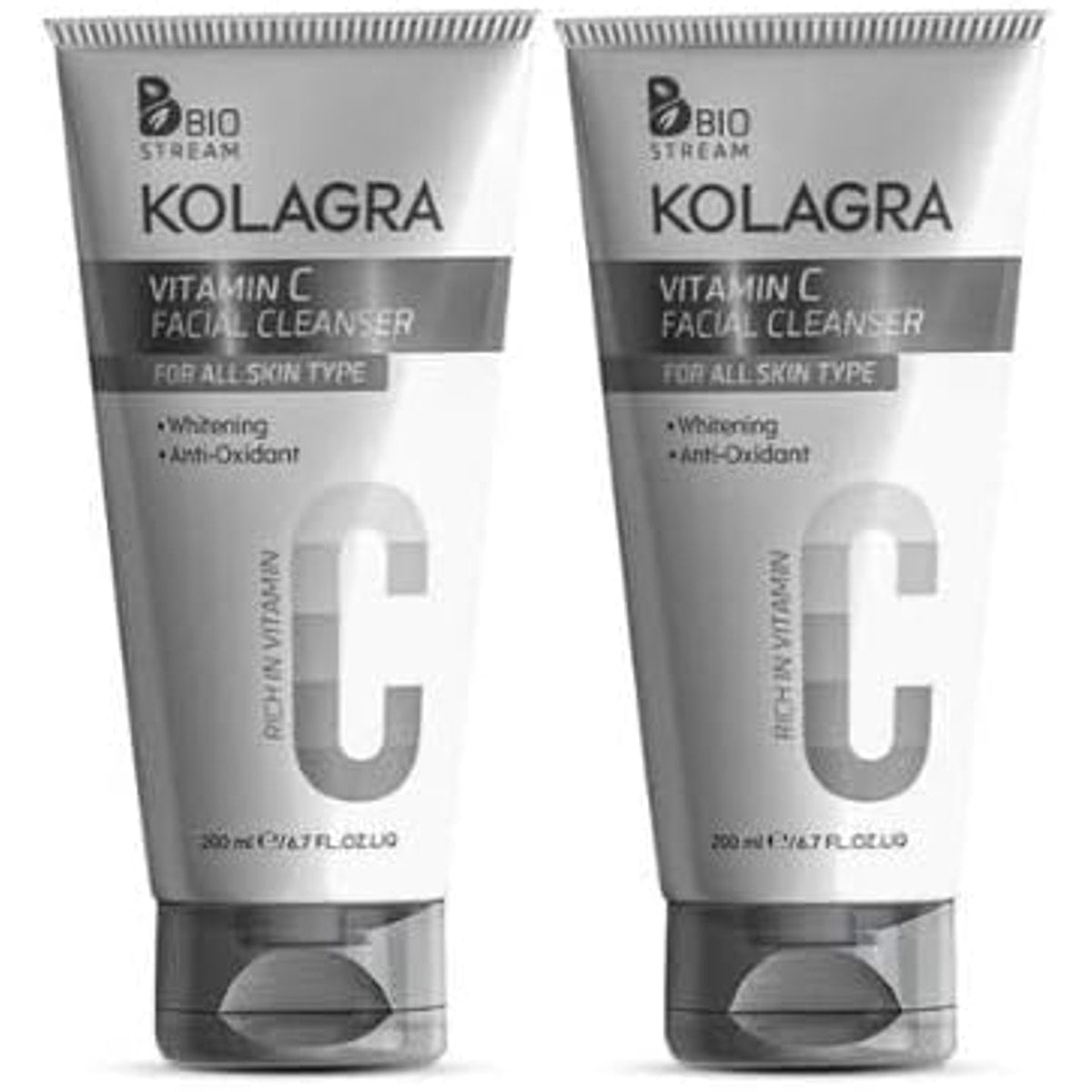 Kolagra Vitamin C Facial Wash 200ml (1+1)