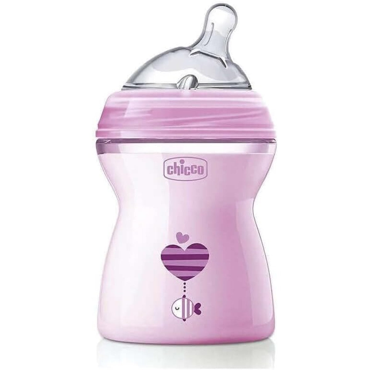 Chicco Natural Feeling Rose Baby Bottle 250ml