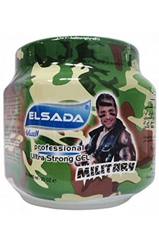 Elsada Professional Styling Hair Gel, Military, 500 ml