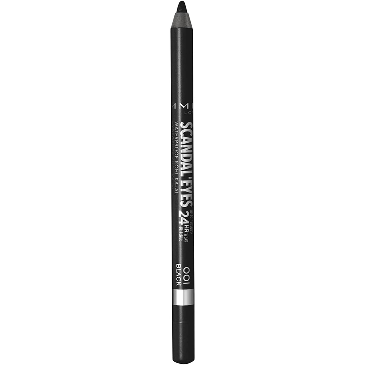 Rimmel London, Scandaleyes Waterproof Kohl Kajal Eyeliner, 01 Black, 1.3 G