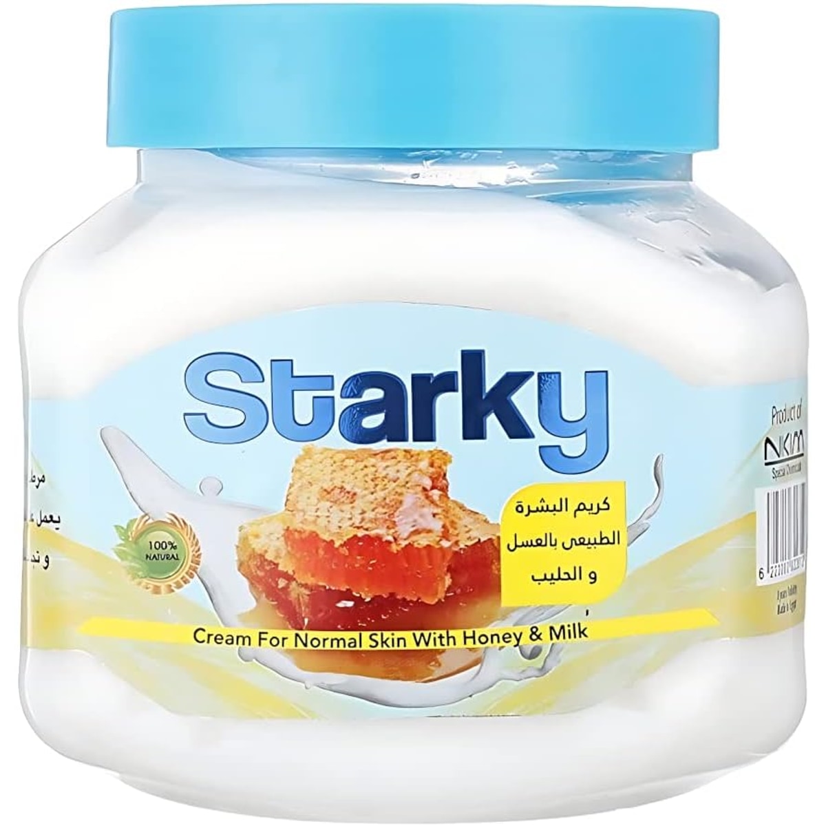 Starky natural skin cream with honey&milk-300ml