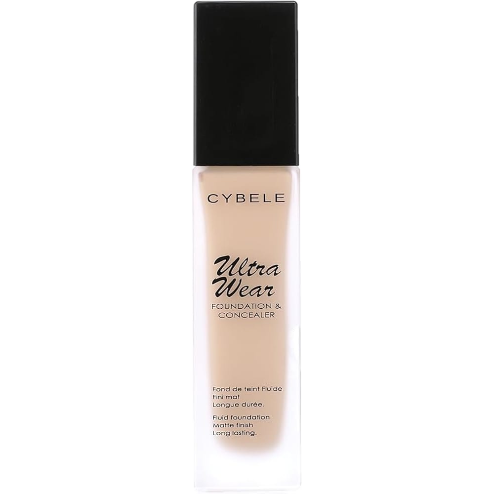 Cybele Ultra Wear Foundation & Concealer 01 Porcelain