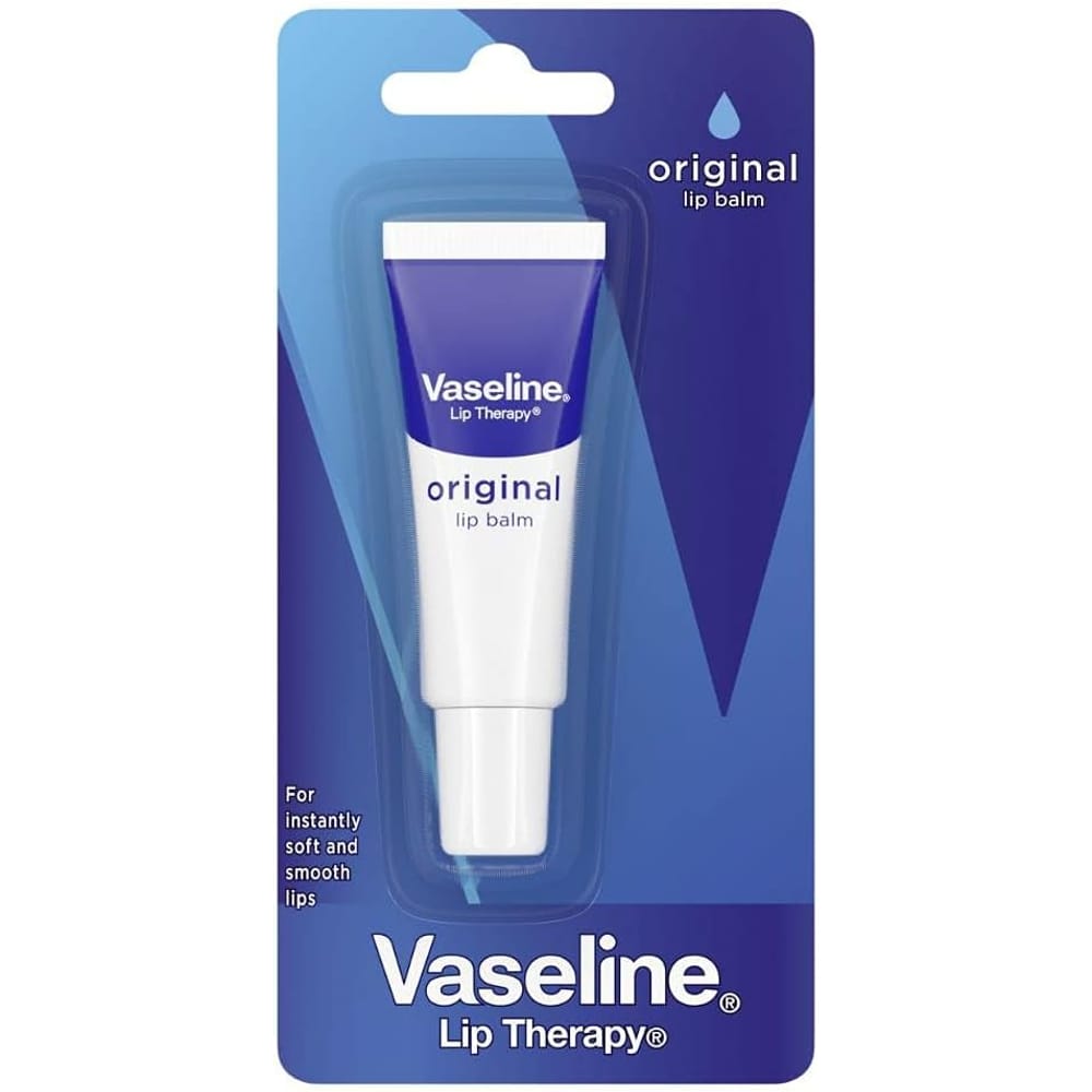 Vaseline Lip Balm on a card, 7 ml blue jar, imported (6779)