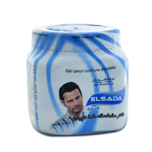Elsada Professional Styling Hair Gel, blue 1000 ml