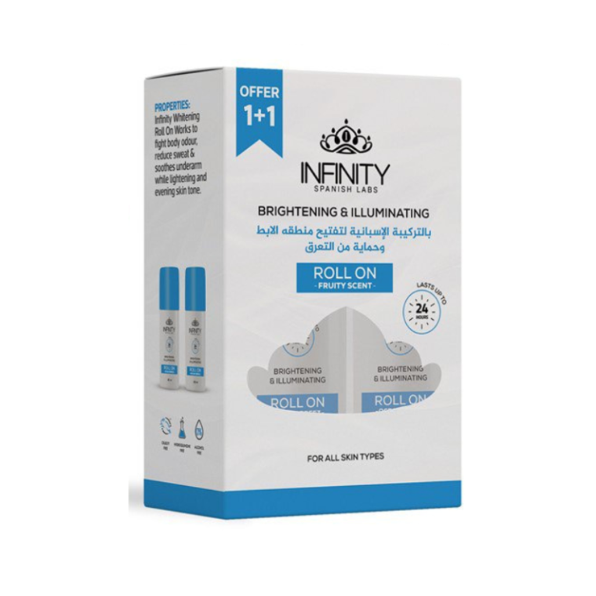 Infinity Roll On Ocean Breeze + Oud 80 ml (1+1)