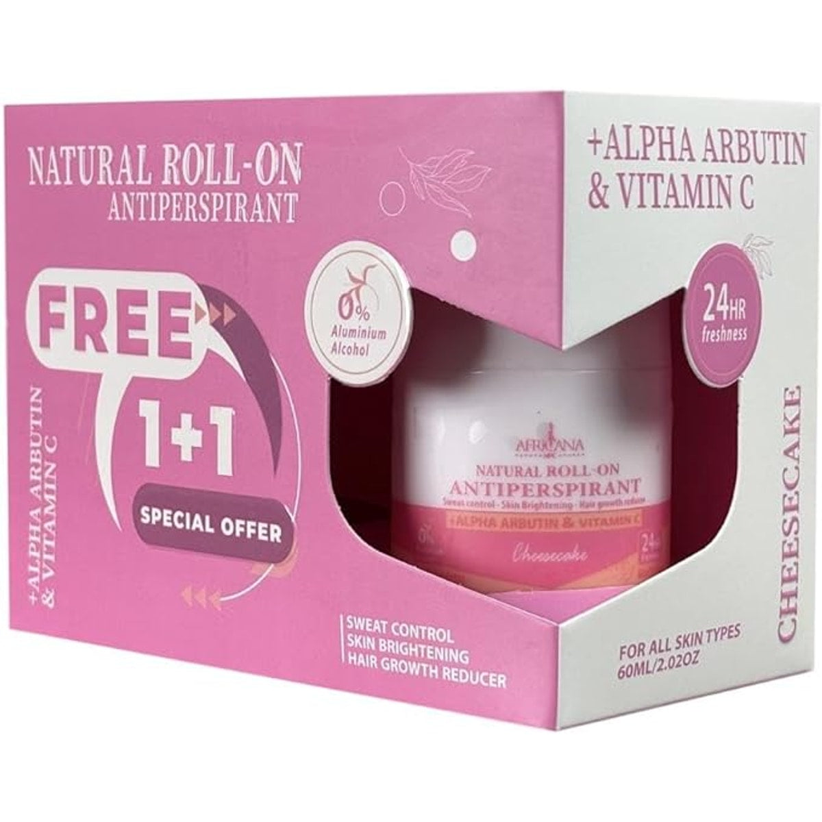 Africana Roll-On Cheesecake (1+1) 60ml