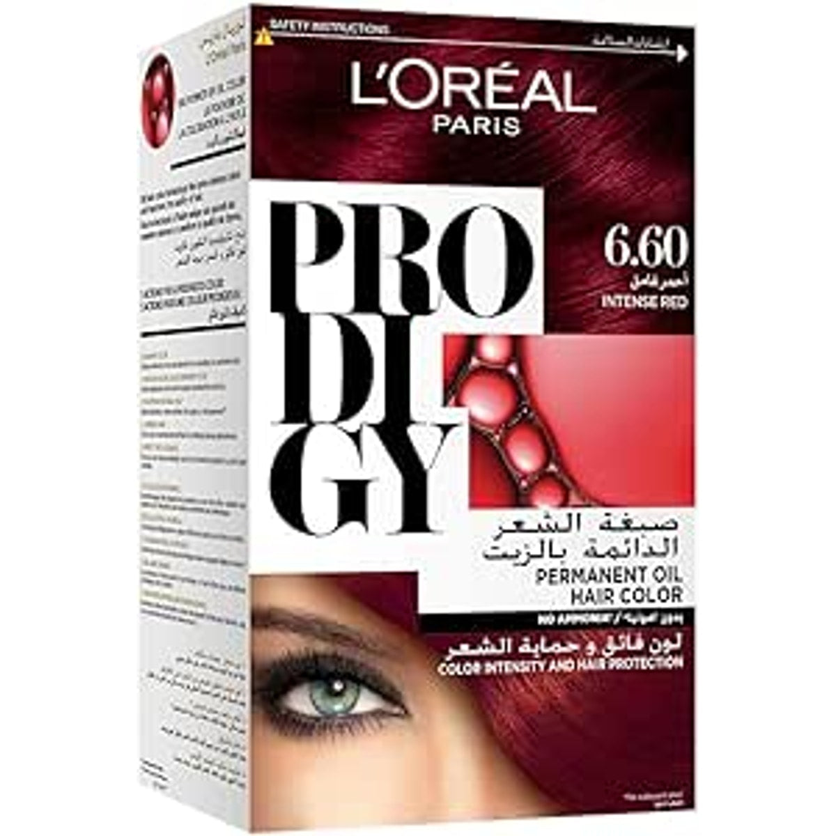 L'Oreal Prodigy Hair Color No. 6.60 Intense Red