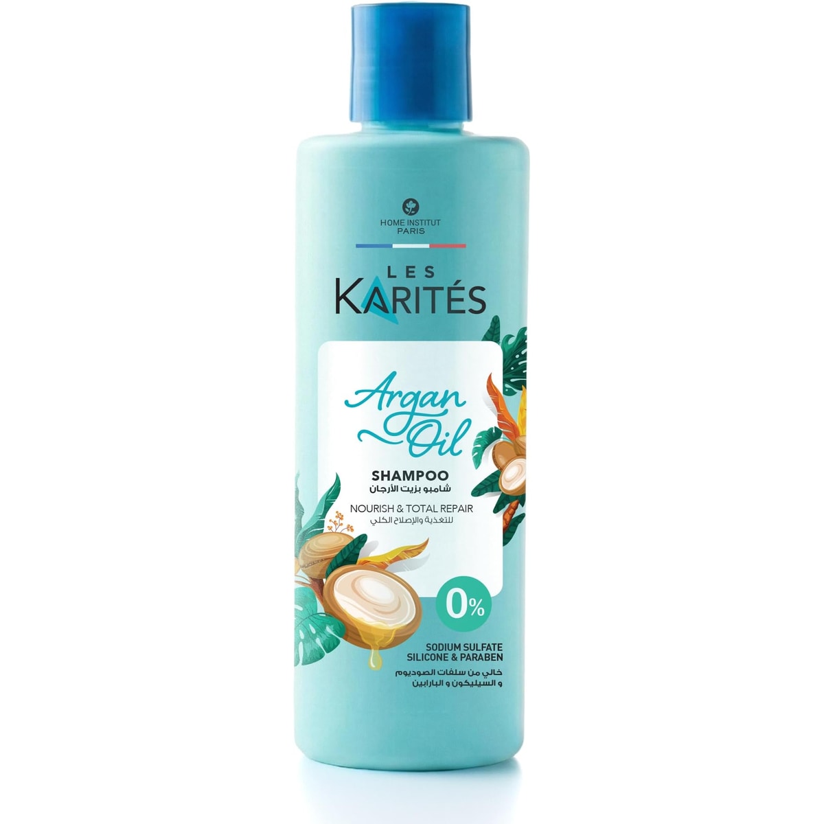 Les Karites Argan Oil Shampoo for Total Nourishment and Repair 400ml