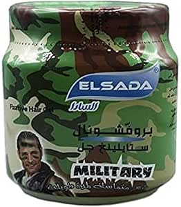 Elsada Professional Styling Hair Gel, Military, 1000 ml