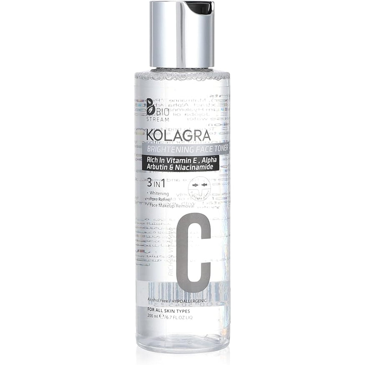 Kolagra Facial Brightening Toner 200ml + Vitamin C Cleanser 200ml