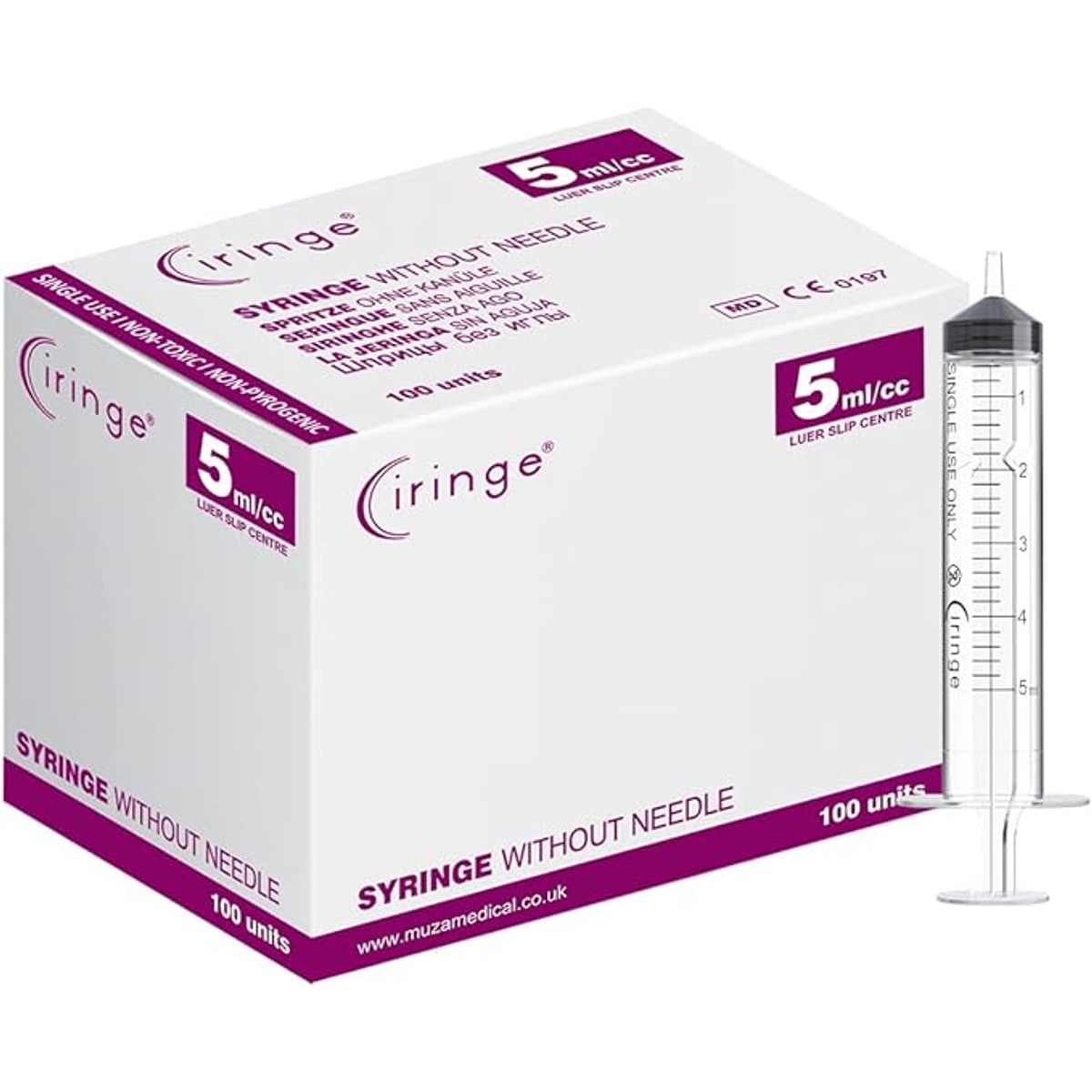 5 ml Syringe - Pack of 100