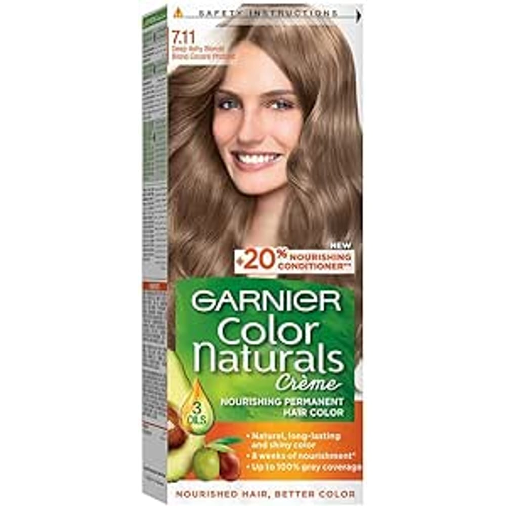 Garnier hair dye number 7.11 deep ash blonde, 20% discount