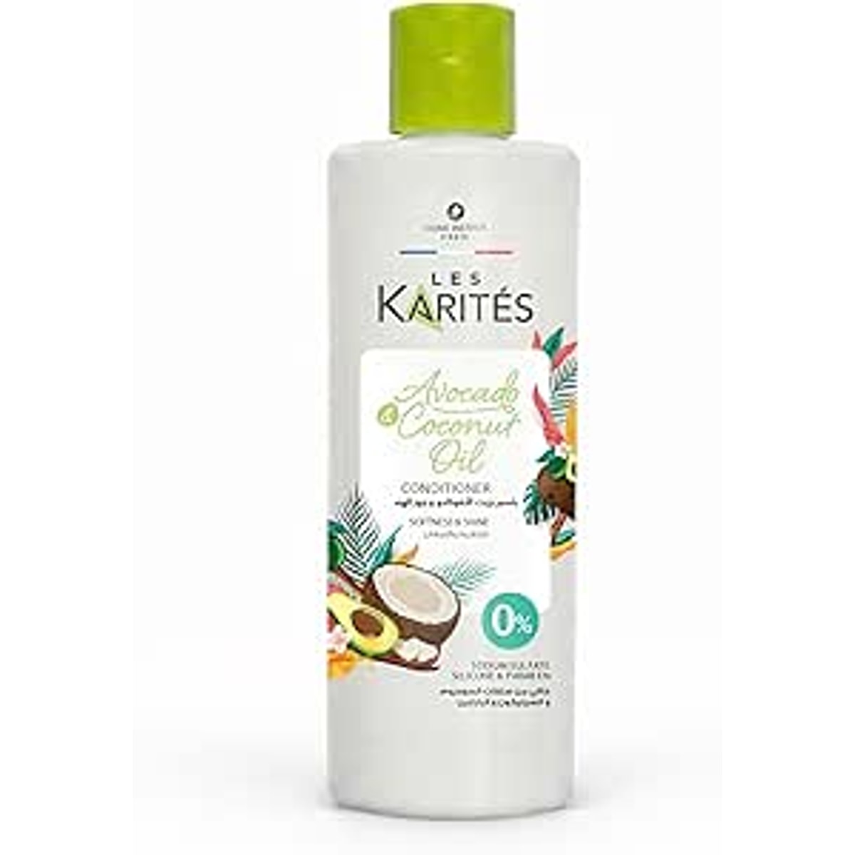 Les Karites Avocado & Coconut Oil Conditioner for Smoothing and Shine 400ml