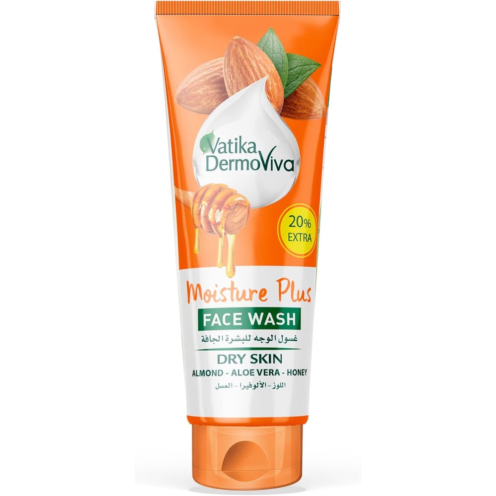 Vatika Dermoviva Facial Wash 150+35ml Ultra Hydrating Almond