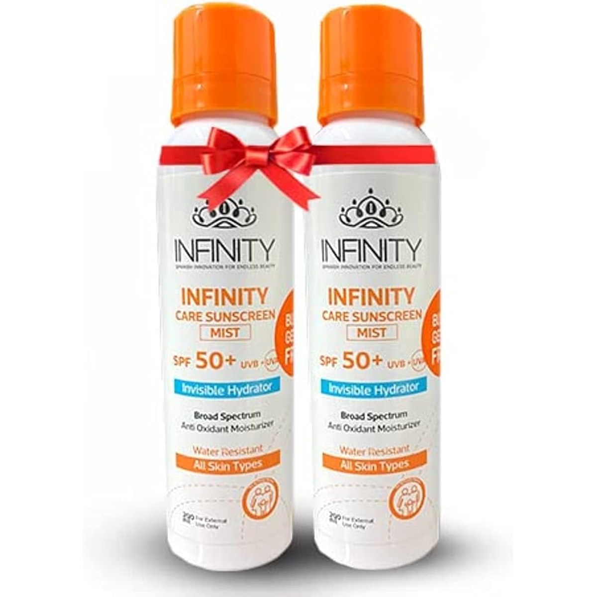 Infinity Care Sunblock Mist Spray 120ml Shrink SPF 50 (1+1)