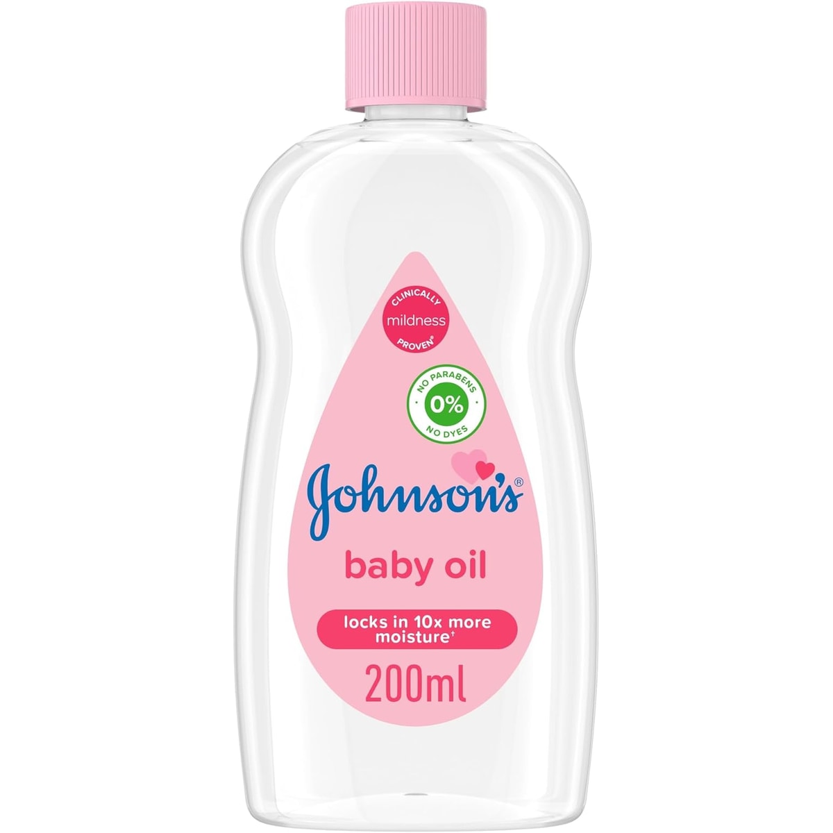 Johnson's Baby Oil Regular 200ml Mega Rose
