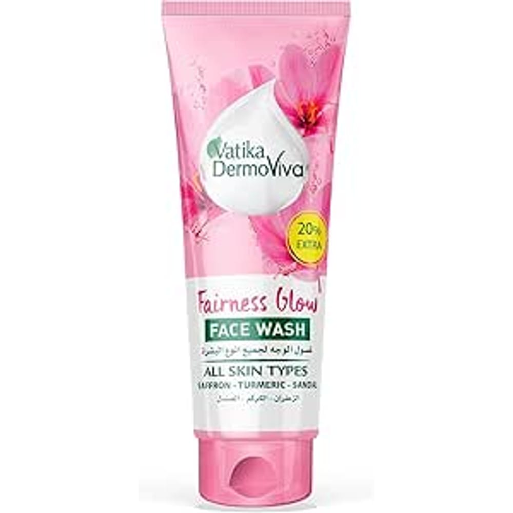 Vatika Dermoviva Facial Wash 150+35ml Brightening and Radiance with Saffron