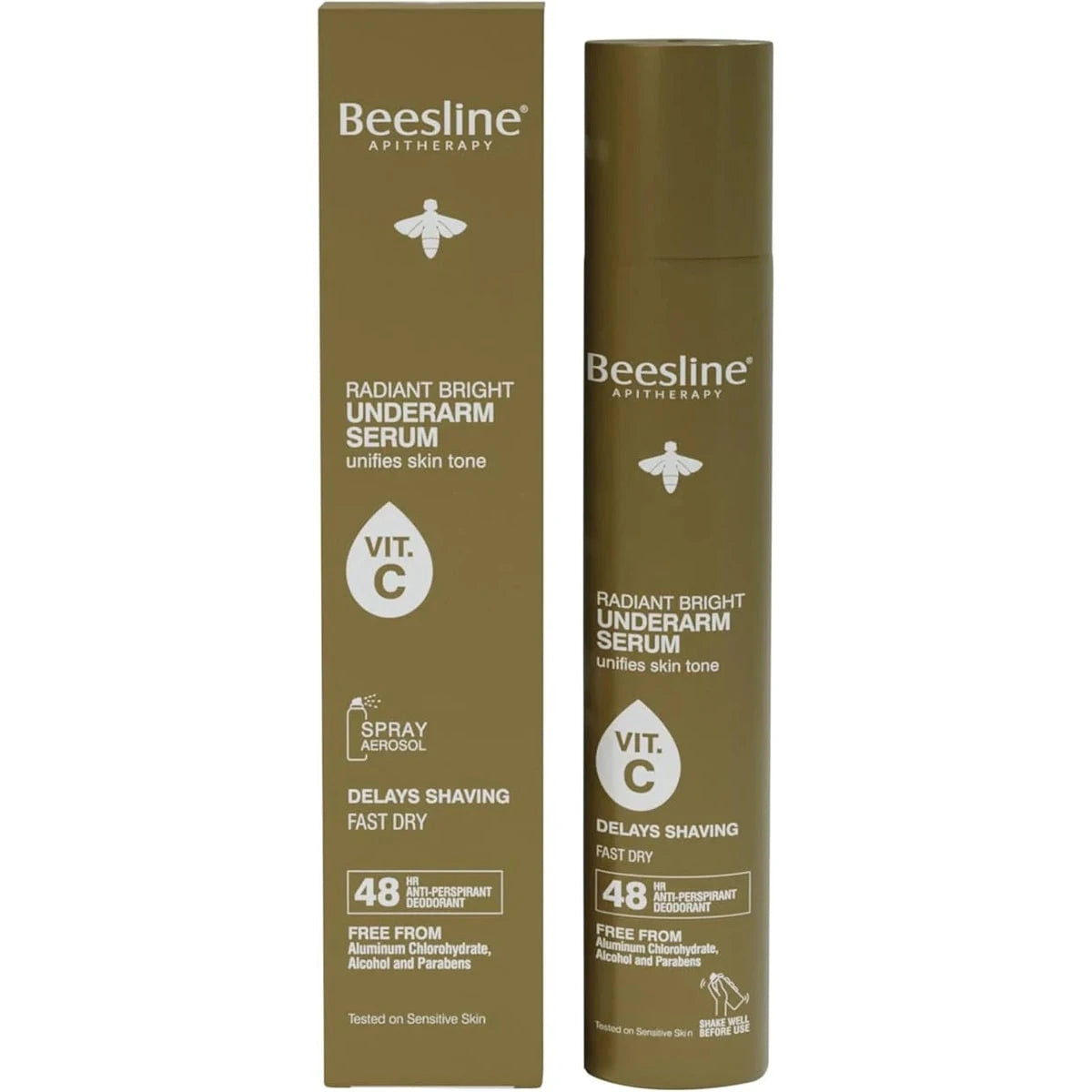 Beesline Underarm Whitening Serum Spray Reduces the Need for Shaving 150ml