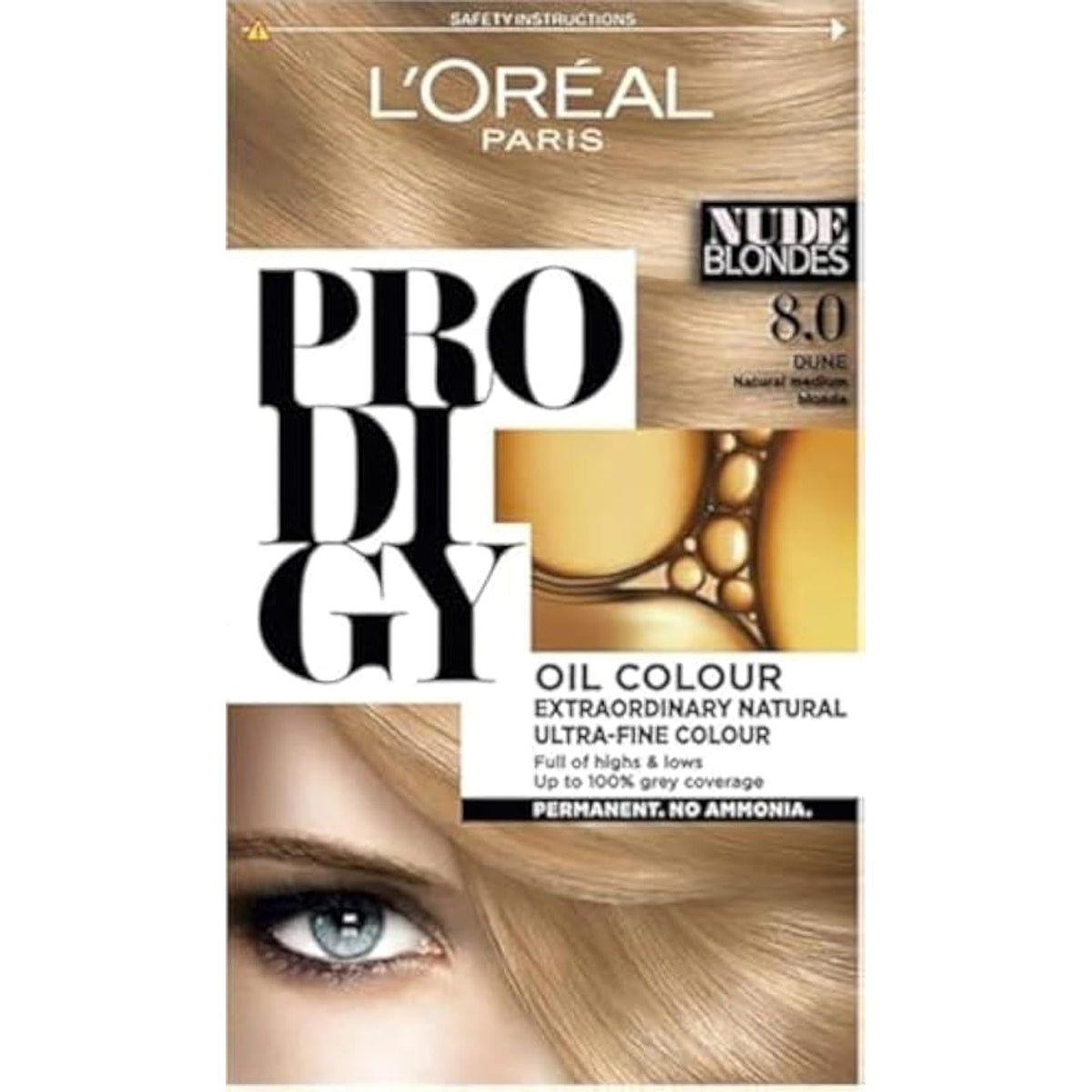 L'Oreal Prodigy Hair Color No. 8.0 Light Blonde