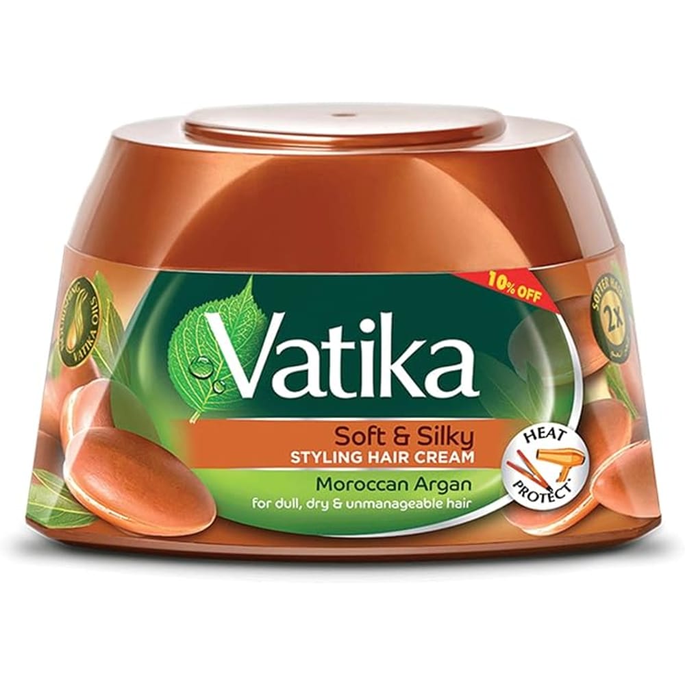 Vatika Argan Hair Cream 125ml (Brown) 10% Discount New Look