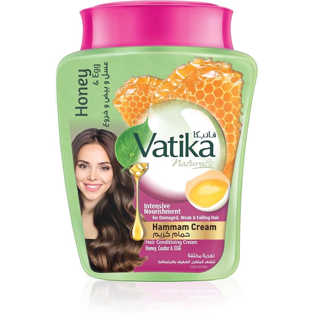 Vatika Bath Cream Medium 450ml Intensive Nourishment (Fuchsia)