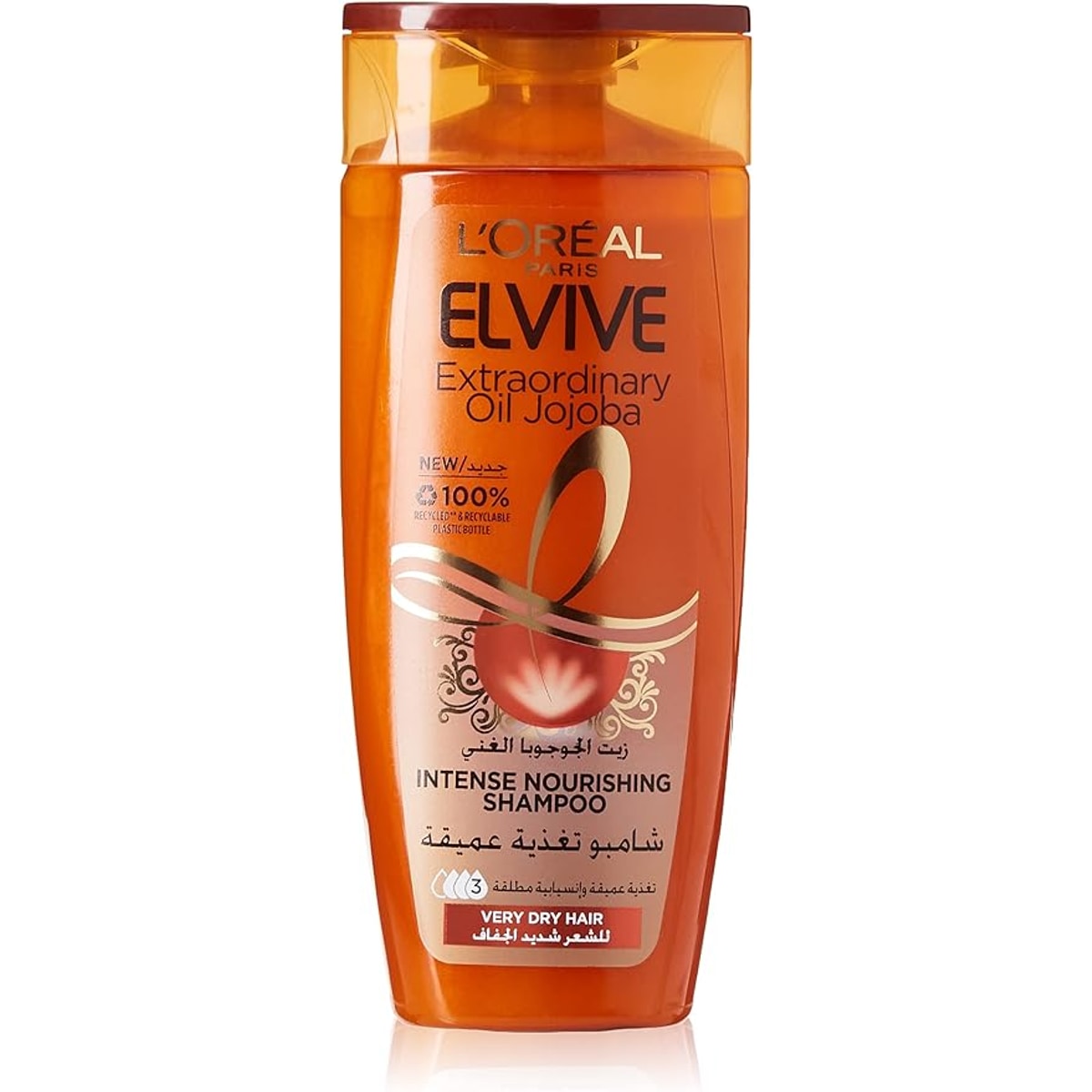 L'Oreal Shampoo 200ml for very dry hair with rich jojoba oil, brown