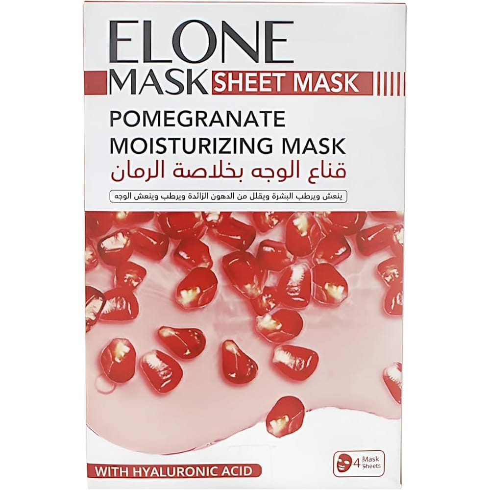 Elon SHEET MASK with pomegranate extract
