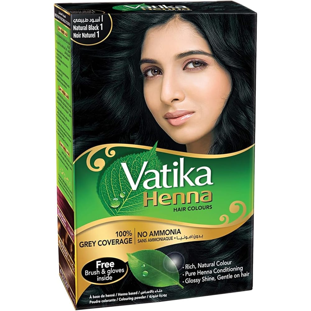 Vatika Black Henna 60 Sachets (Box * 6 pcs)