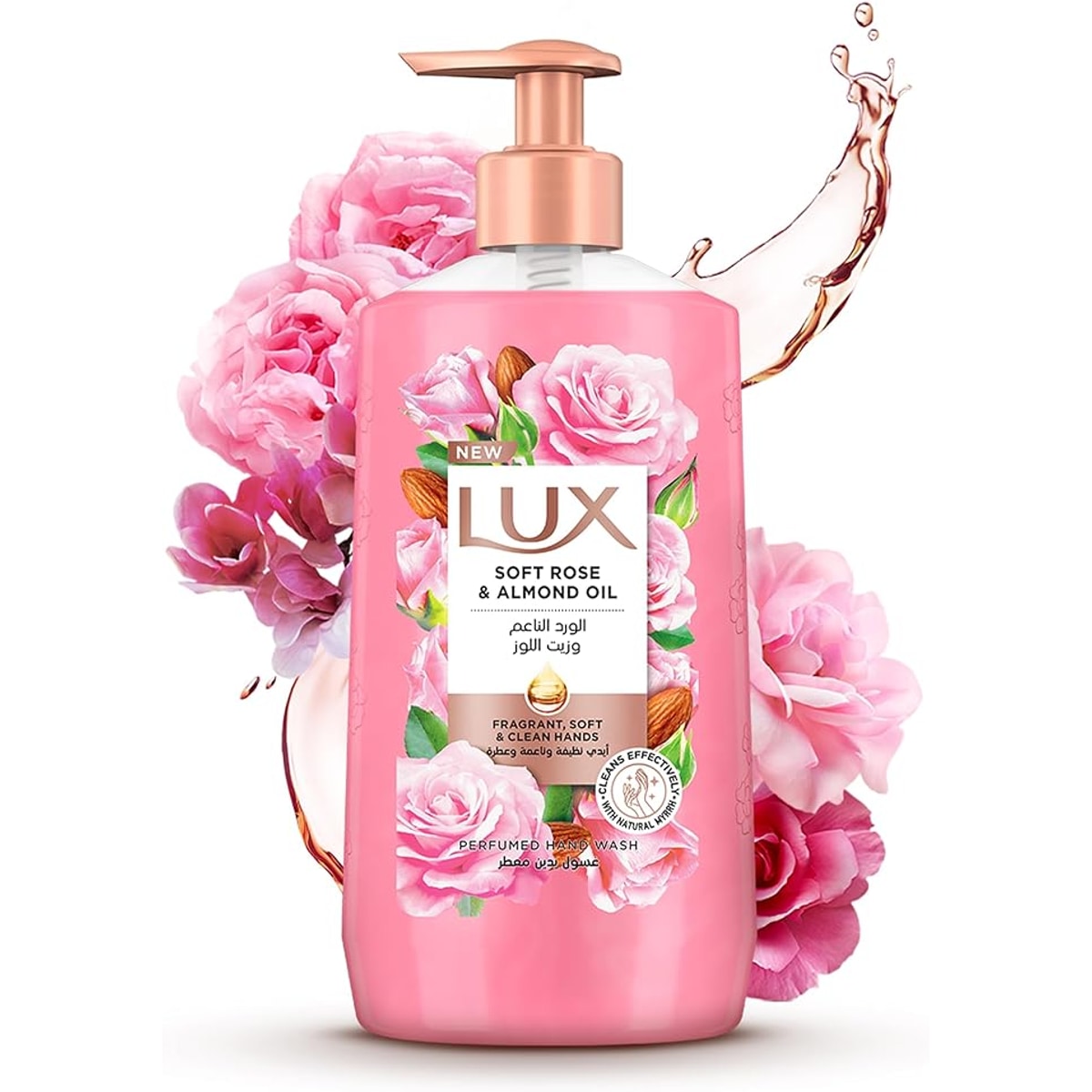 Lux Handwash Soft Rose & Almond Oil 500ml