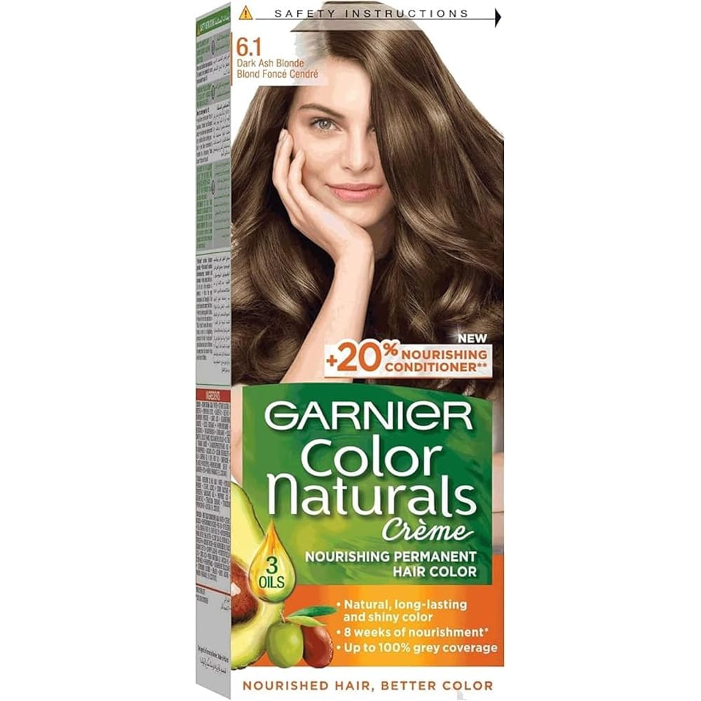 Garnier hair dye number 6.1 dark ash blonde, 20% discount