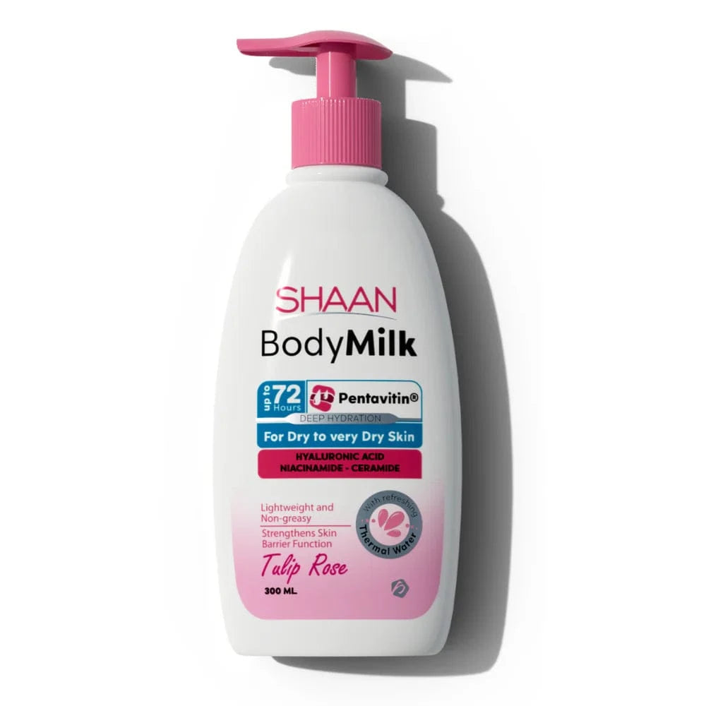 Shan Body Milk Moisturizing Lotion Tulip Flower 300ml