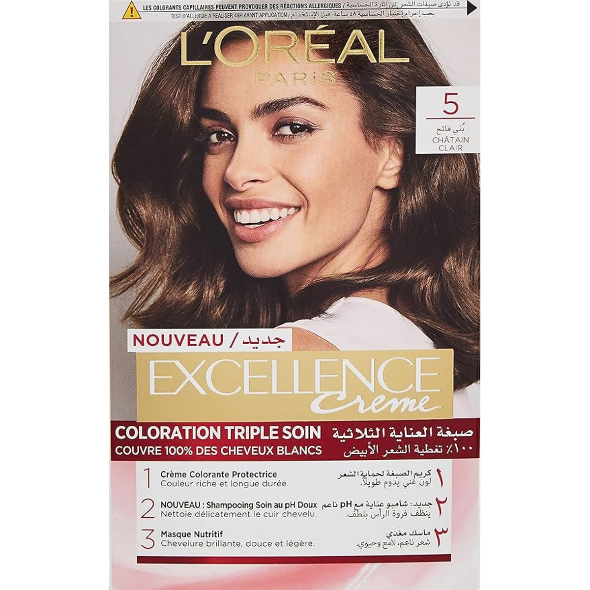 L'Oreal Excellence Hair Color No. 5 Light Brown