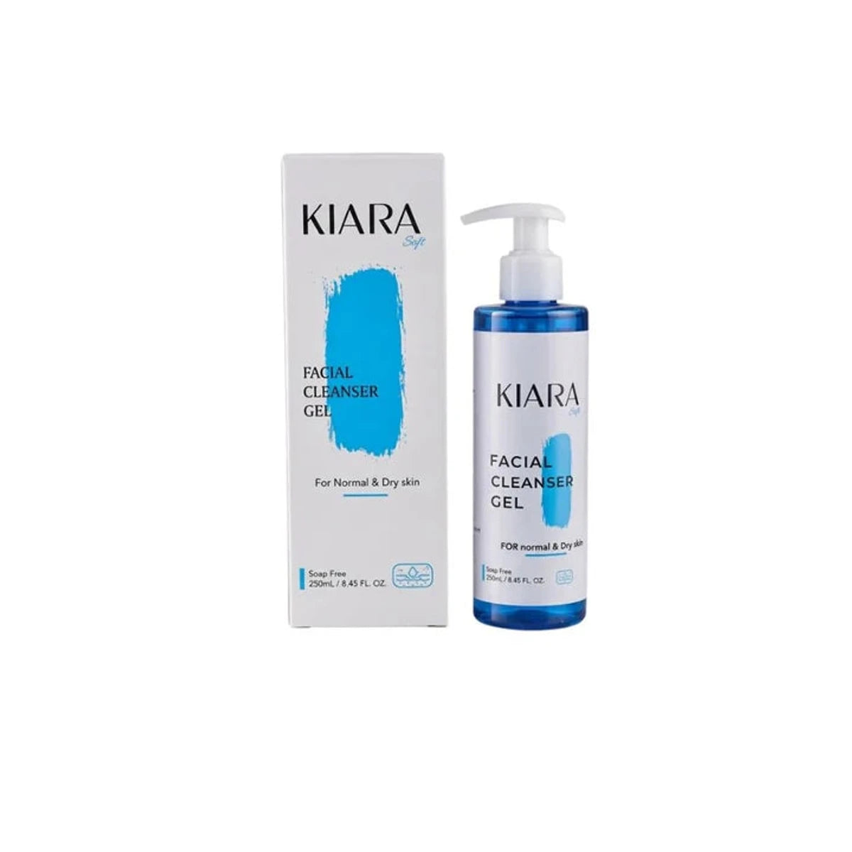 Kiara Cleansing Wash for Normal and Dry Skin 250ml - Blue
