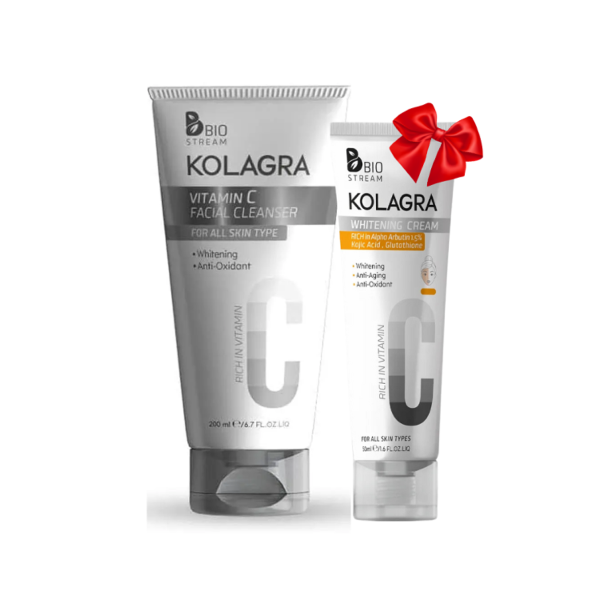 Kolagra Whitening Cream + Kolagra Facial Cleanser Offer