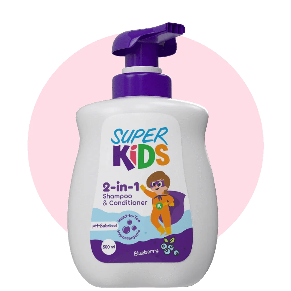Super Kids 2-in-1 Shampoo and Conditioner for Children 500ml