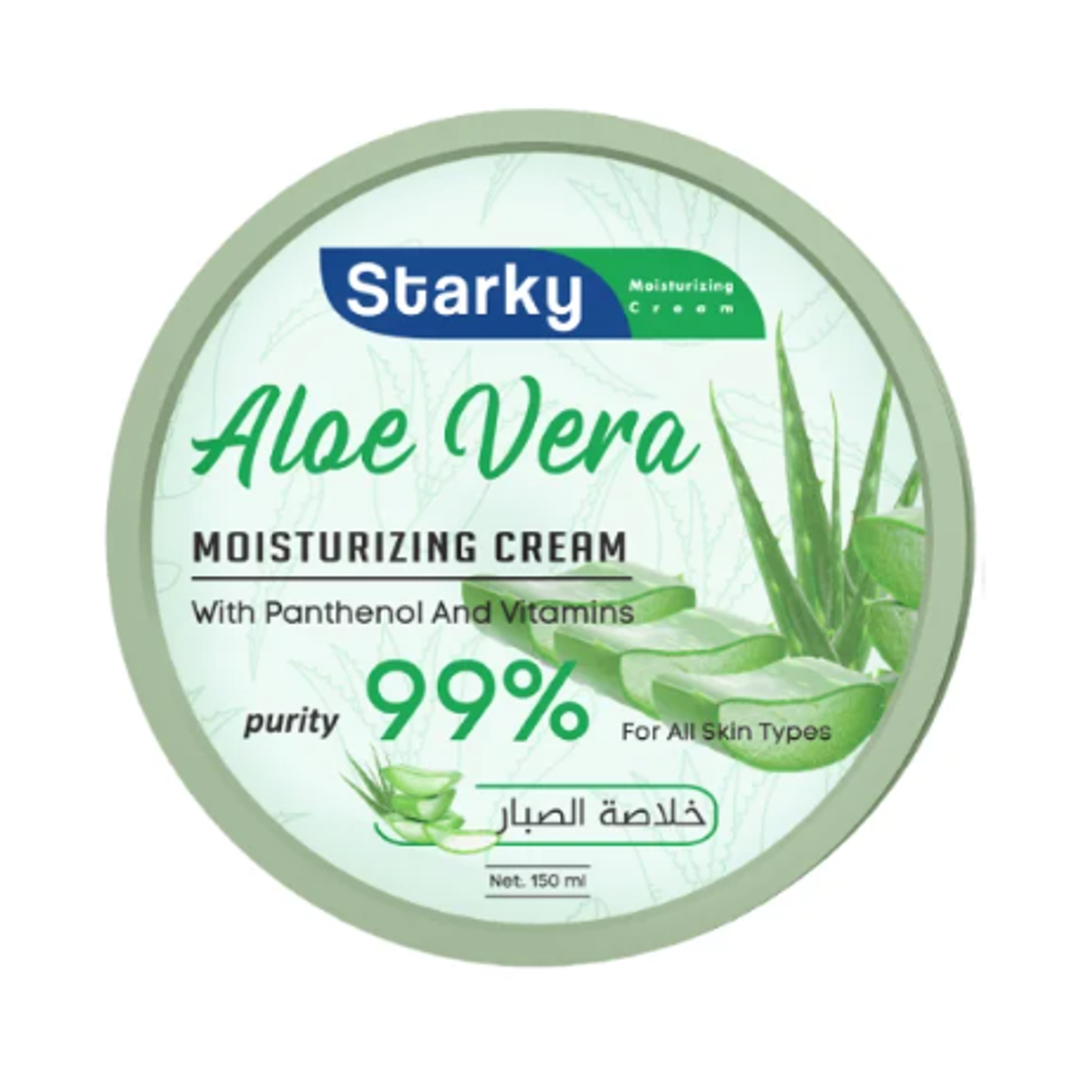 Starky moisturizing cream with collagen and vitamins 150 ml -aloe vera