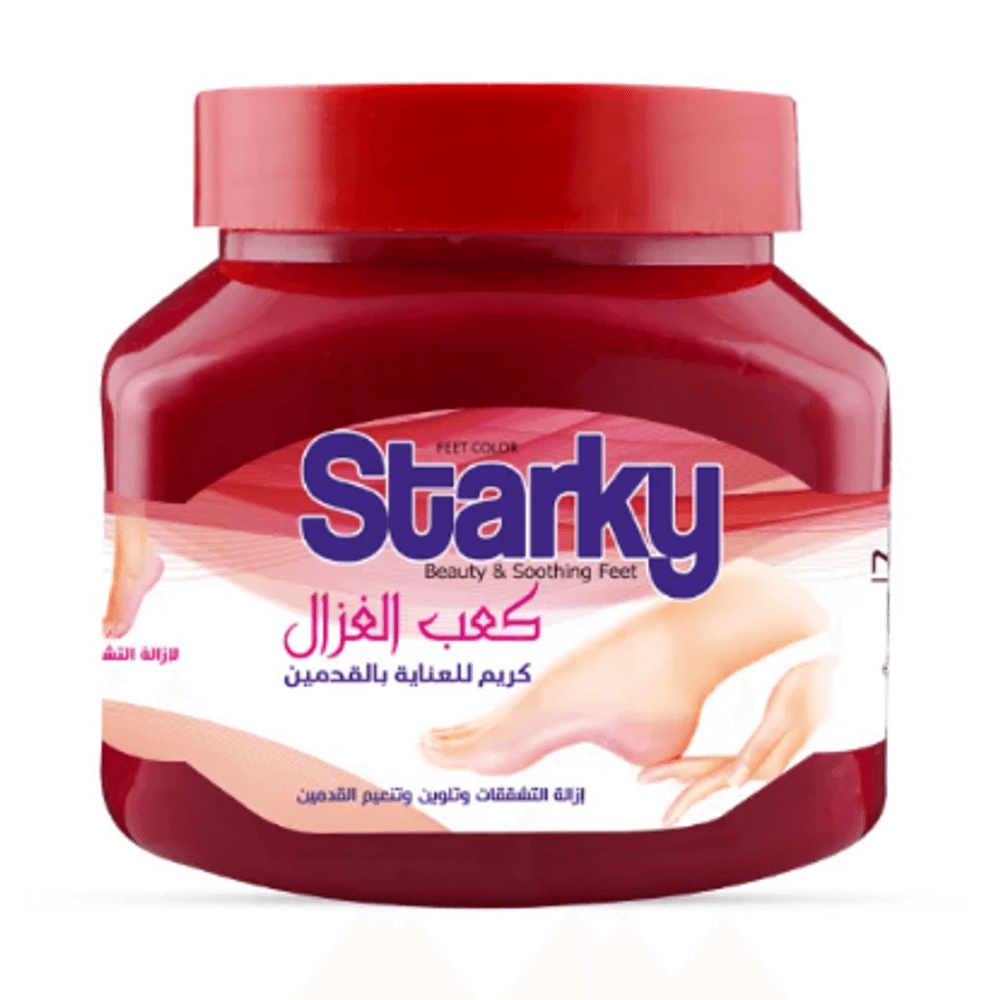Starky Feet Color Beauty & Soothing Feet Kaab El Ghazal Cream Red - 300ML