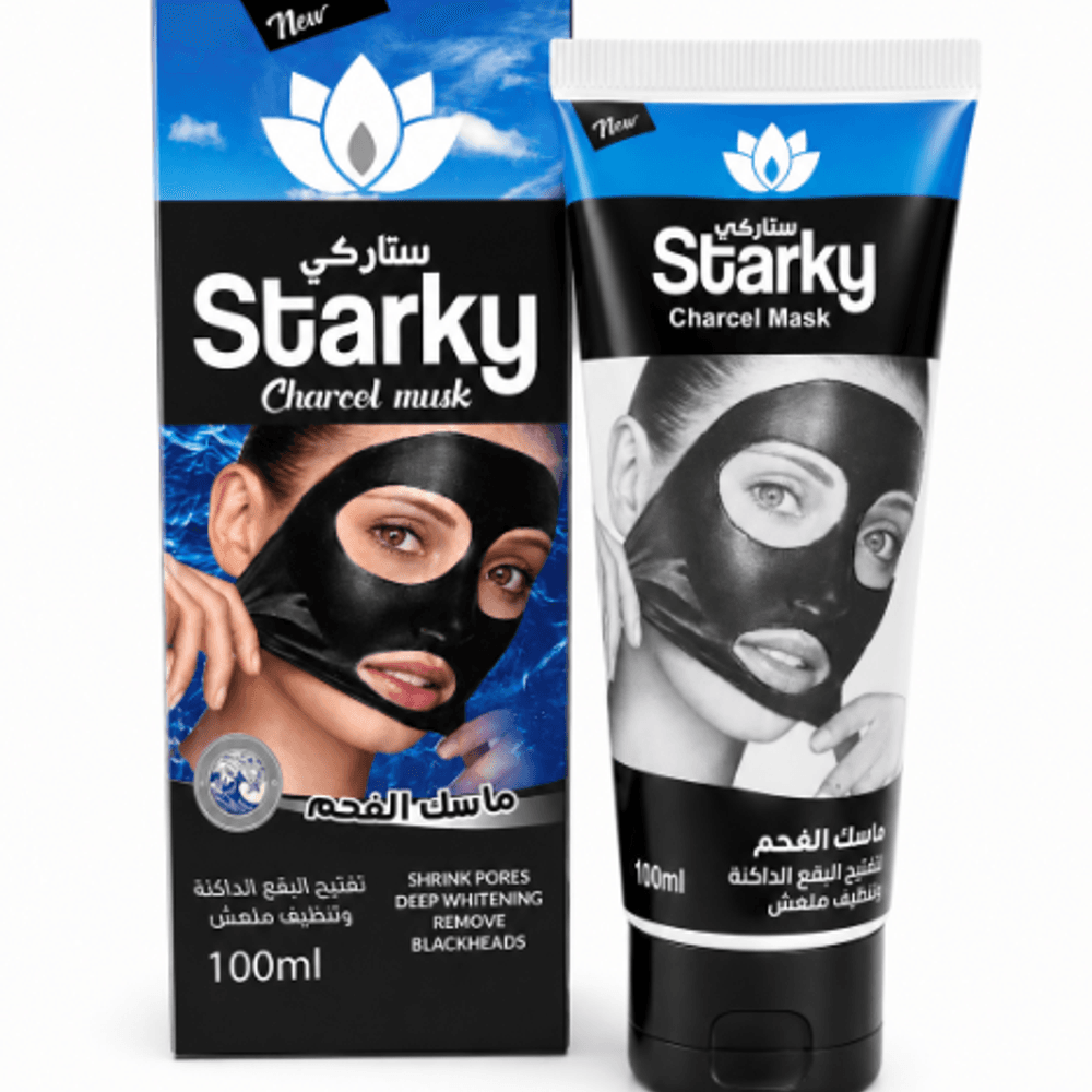 Starky charcoal facial mask - 100 ml