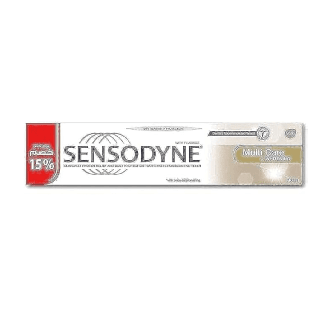 Sensodyne Toothpaste 100ml Care + Whitening Gold