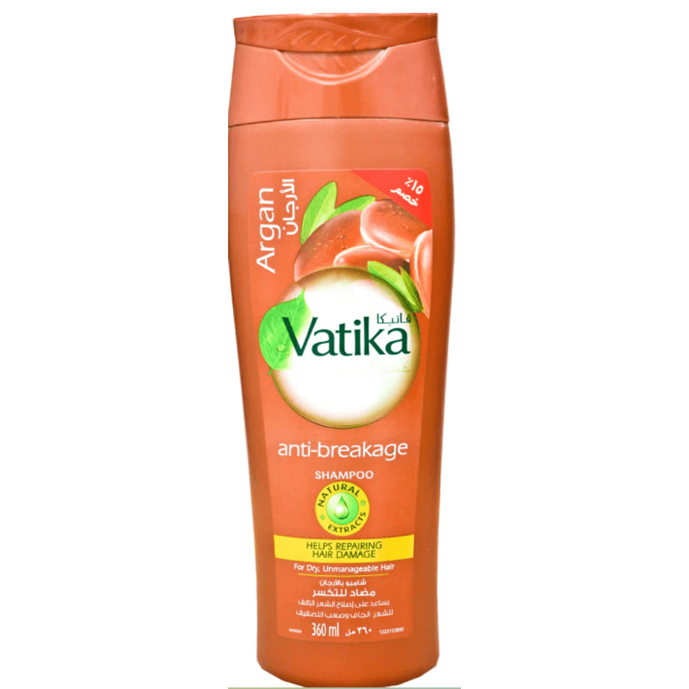Vatika Argan Shampoo 360ml (Brown) - 15% Discount - New Look