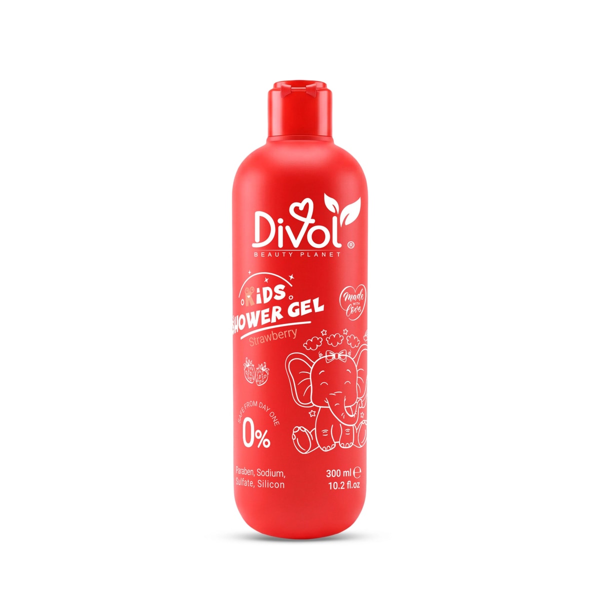 Divol Kids Shower Gel with Strawberry Scent 300ml