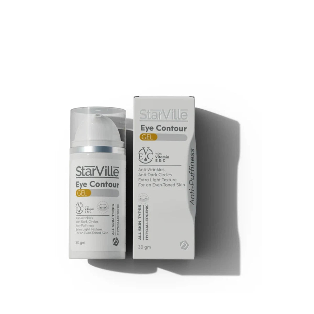 Starville Eye Contour Gel for brightening the eye area, 30 grams